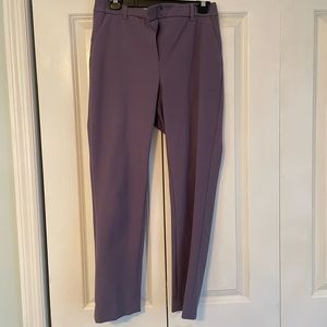 Purple ankle suit pants